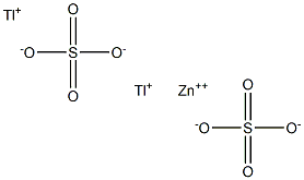 Thallium(I) zinc sulfate Struktur