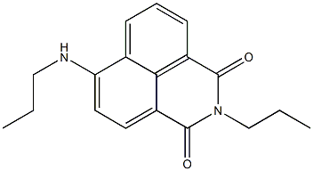2-Propyl-6-(propylamino)-1H-benzo[de]isoquinoline-1,3(2H)-dione Structure