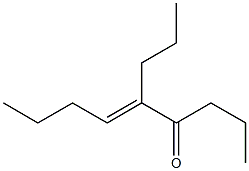 5-Propyl-5-nonen-4-one Structure