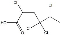 2,4,4,5-Tetrachlorocaproic acid 结构式