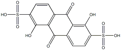 1,5-Dihydroxy-9,10-dihydro-9,10-dioxoanthracene-2,6-disulfonic acid