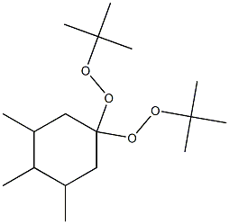 3,4,5-Trimethyl-1,1-bis(tert-butylperoxy)cyclohexane Struktur