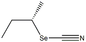 (+)-Selenocyanic acid (S)-sec-butyl ester Structure