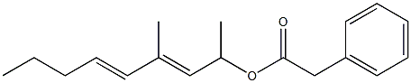 Phenylacetic acid 1,3-dimethyl-2,4-octadienyl ester