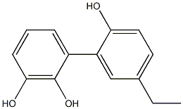 5'-Ethyl-1,1'-biphenyl-2,2',3-triol Structure