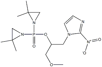 Bis(2,2-dimethyl-1-aziridinyl)phosphinic acid 1-methoxymethyl-2-(2-nitro-1H-imidazol-1-yl)ethyl ester