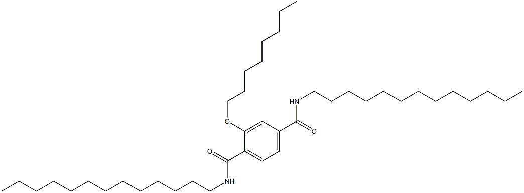 2-(Octyloxy)-N,N'-ditridecylterephthalamide Structure