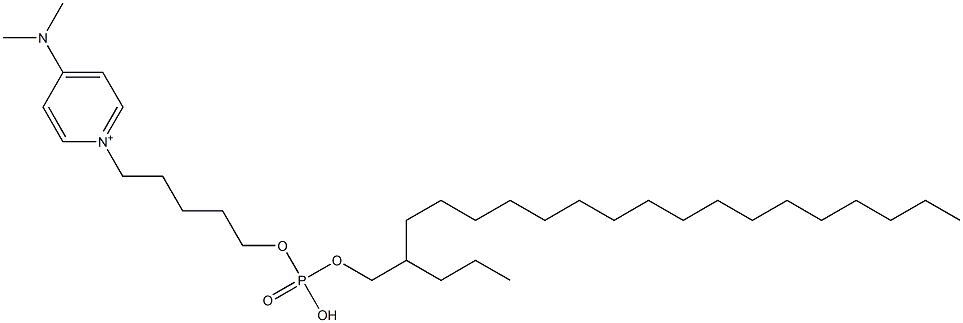 4-Dimethylamino-1-[5-[(3-hexadecyl-2-propylpropoxyphosphonyl)oxy]pentyl]pyridinium