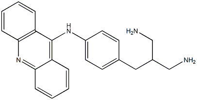  9-[4-(3-Amino-2-aminomethylpropyl)phenylamino]acridine