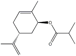 trans-L-Carvyl isobutyrate Structure
