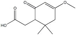 6,6-Dimethyl-4-methoxy-2-oxo-3-cyclohexenyl=acetate,,结构式