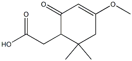 6,6-Dimethyl-4-methoxy-2-oxo-3-cyclohexenyl=acetate Structure