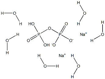 Sodium dihydrogen diphosphate hexahydrate 结构式