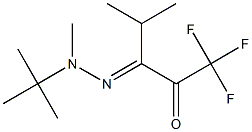 1,1,1-Trifluoro-3-[2-(tert-butyl)-2-methylhydrazono]-4-methyl-2-pentanone|