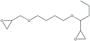 2,2'-[1-Propyl-1,4-butanediylbis(oxymethylene)]bis(oxirane),,结构式