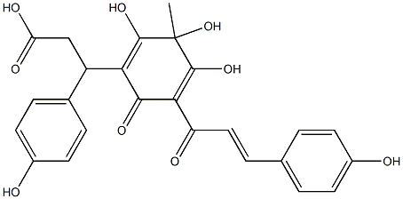 3-[2,3,4-Trihydroxy-5-[(E)-4-hydroxycinnamoyl]-3-methyl-6-oxo-1,4-cyclohexadienyl]-3-(4-hydroxyphenyl)propionic acid