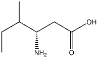 (3S)-3-Amino-4-methylhexanoic acid,,结构式