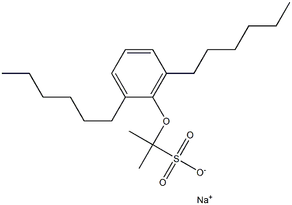 2-(2,6-Dihexylphenoxy)propane-2-sulfonic acid sodium salt