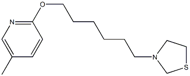 5-Methyl-2-[[6-(3-thiazolidinyl)hexyl]oxy]pyridine