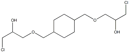 1,1'-[1,4-Cyclohexylenebis(methylene)bis(oxy)]bis(3-chloro-2-propanol) Struktur