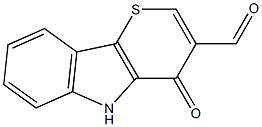  4,5-Dihydro-4-oxothiopyrano[3,2-b]indole-3-carbaldehyde