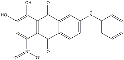 2-Anilino-7,8-dihydroxy-5-nitroanthraquinone