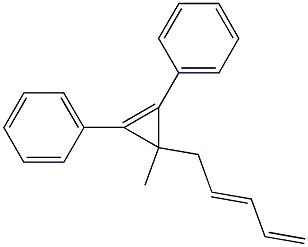 5-(2,3-Diphenyl-1-methyl-2-cyclopropen-1-yl)-1,3-pentadiene