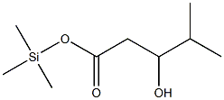 4-Methyl-3-hydroxyvaleric acid (trimethylsilyl) ester Structure