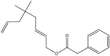 Phenylacetic acid 5,5-dimethyl-2,7-octadienyl ester