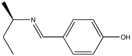 (-)-p-[(R)-N-sec-Butylformimidoyl]phenol 结构式