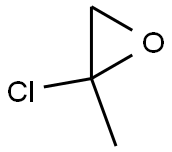 2-Chloro-2-methyloxirane,,结构式
