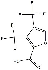 3,4-Bis(trifluoromethyl)furan-2-carboxylic acid,,结构式