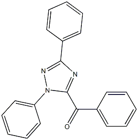 5-(Benzoyl)-1,3-diphenyl-1H-1,2,4-triazole,,结构式