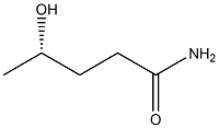 [S,(+)]-4-Hydroxyvaleramide,,结构式