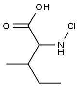 2-クロロアミノ-3-メチル吉草酸 化学構造式