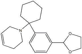 1,2,3,6-Tetrahydro-1-[1-[3-(1,3-dioxolan-2-yl)phenyl]cyclohexyl]pyridine|