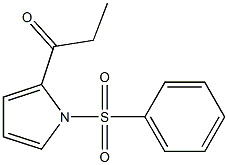 1-(Phenylsulfonyl)-2-propionyl-1H-pyrrole Struktur
