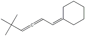 1-Cyclohexylidene-5,5-dimethyl-2,3-hexadiene,,结构式