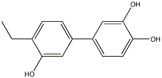 4'-Ethyl-1,1'-biphenyl-3,3',4-triol Structure