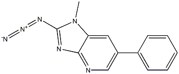 2-Azido-1-methyl-6-phenyl-1H-imidazo[4,5-b]pyridine Structure