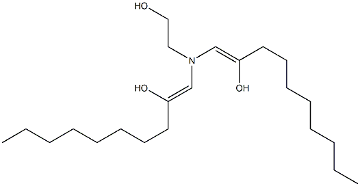 1,1'-[(2-Hydroxyethyl)imino]bis(1-decen-2-ol),,结构式