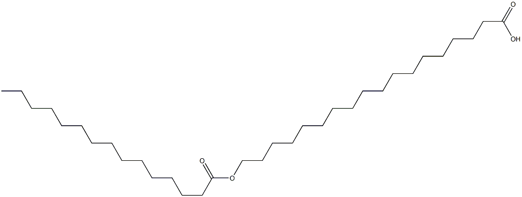 18-ペンタデカノイルオキシオクタデカン酸 化学構造式