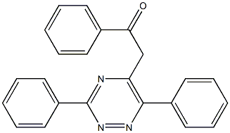 3,6-Diphenyl-5-(phenylcarbonylmethyl)-1,2,4-triazine