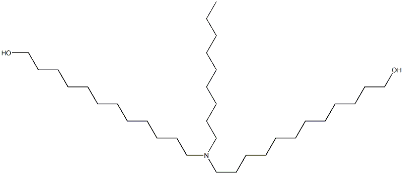 12,12'-(Nonylimino)bis(1-dodecanol) Structure