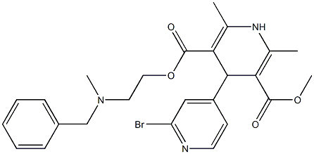  4-(2-Bromopyridin-4-yl)-1,4-dihydro-2,6-dimethylpyridine-3,5-dicarboxylic acid 3-methyl 5-[2-(N-methyl-N-benzylamino)ethyl] ester