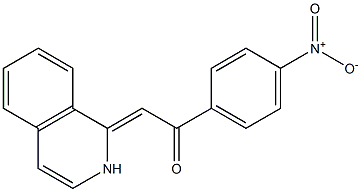 1-(4-Nitrophenyl)-2-[(1Z)-(1,2-dihydroisoquinolin)-1-ylidene]ethan-1-one