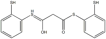 メタンジカルボチオ酸S,S'-ビス(2-メルカプトフェニル) 化学構造式