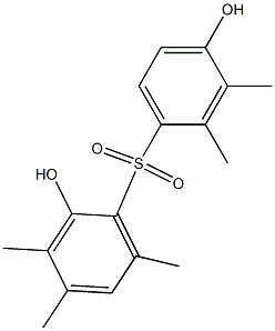 2,4'-Dihydroxy-2',3,3',4,6-pentamethyl[sulfonylbisbenzene]