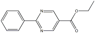 2-Phenylpyrimidine-5-carboxylic acid ethyl ester,,结构式