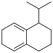 1,2,3,4,6,7-Hexahydro-1-isopropylnaphthalene Structure